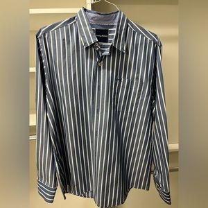 Tommy Bahama Button Down - Striped - Size Large
